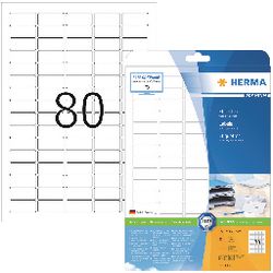 Étiquettes herma sans marque sans marque blanches 35,6x16,9 premium a4 2000 pcs.