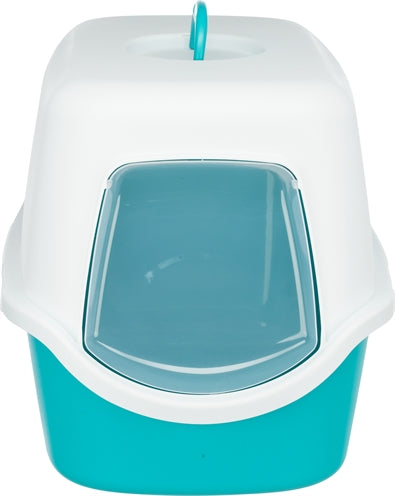 Trixie Cat Box Vico turquoise blanc
