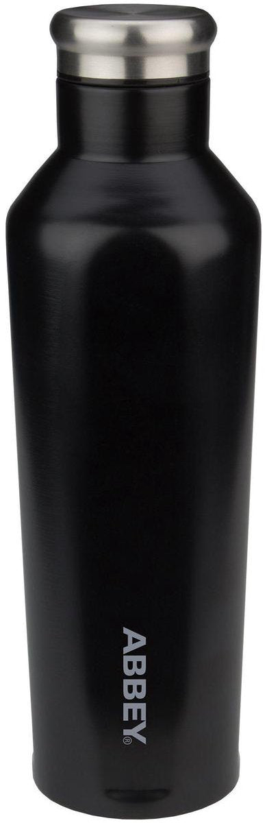 Bouteille à double paroi Abbey Camp Abbey - Godafoss - 0,48 l - argent noir - 0,48 l