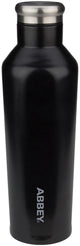 Bouteille à double paroi Abbey Camp Abbey - Godafoss - 0,48 l - argent noir - 0,48 l