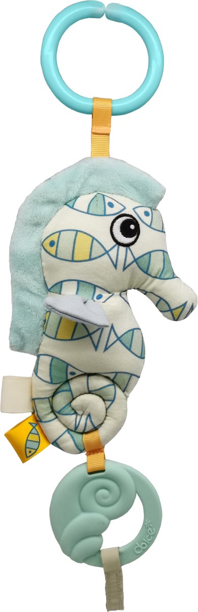 Pendentif d'activité océanique jouet Dolce Toys - Hippocampe Sammy