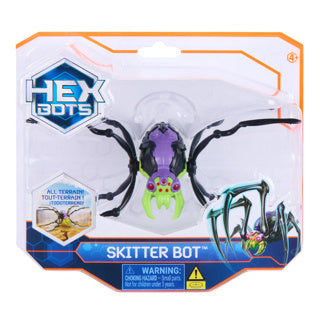 Hex bots spider master robot araignée jouets hexbots skitter bot araignée bleu rouge.