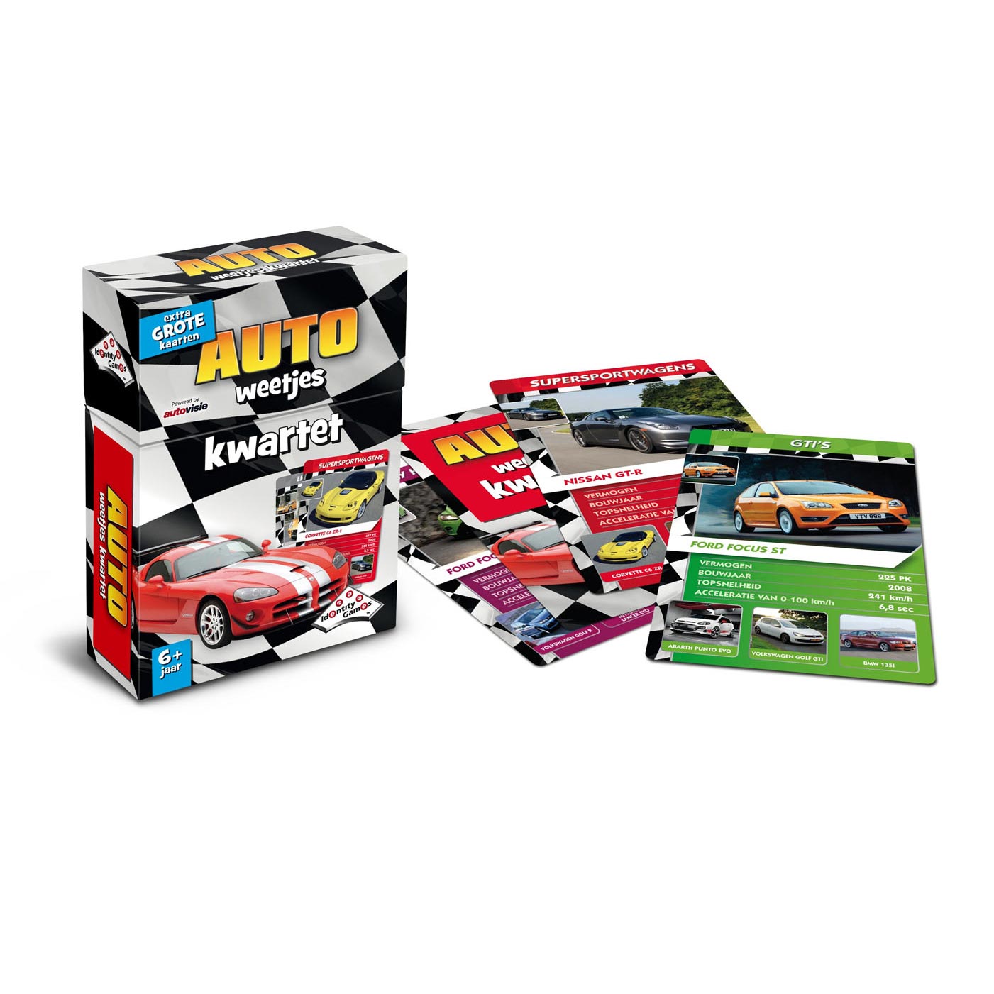 Identity Games Car Facts Quartet