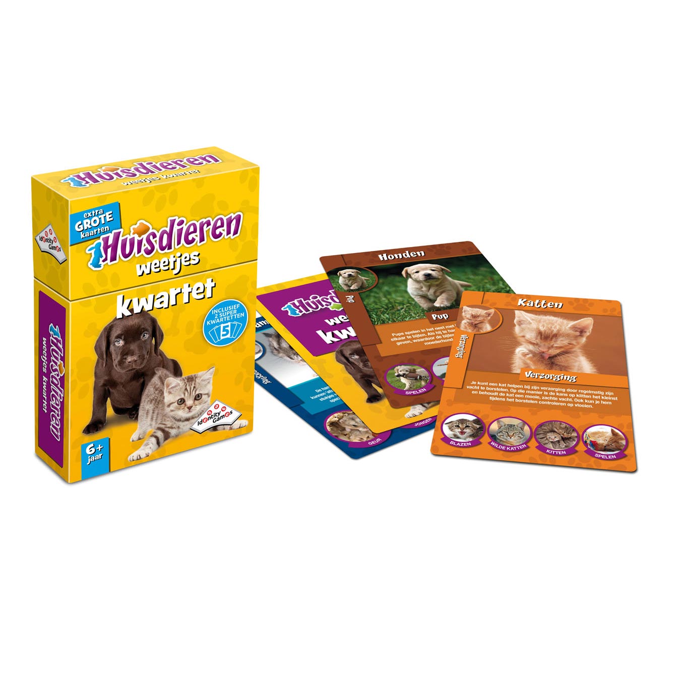 Jeux d'identité pour animaux de compagnie Facts Quartet