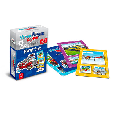 Jeux d'identité naviguez, volez, conduisez le quatuor junior