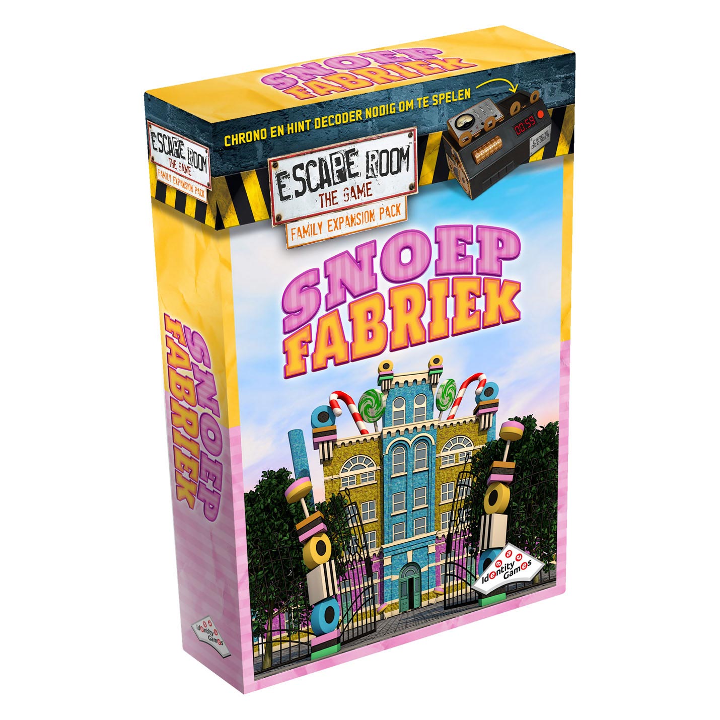 Identity Games Escape Room de l'expansion du jeu Set Family Candy Factory
