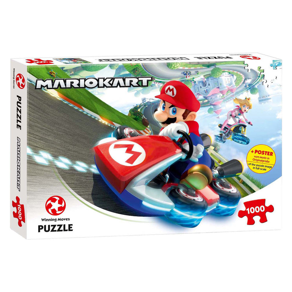 Jeux d'identité puzzle mario kart fun racer, 1000 pièces.