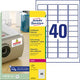 Etiquettes multifonctions avery zweckform l614020 800 pièces
