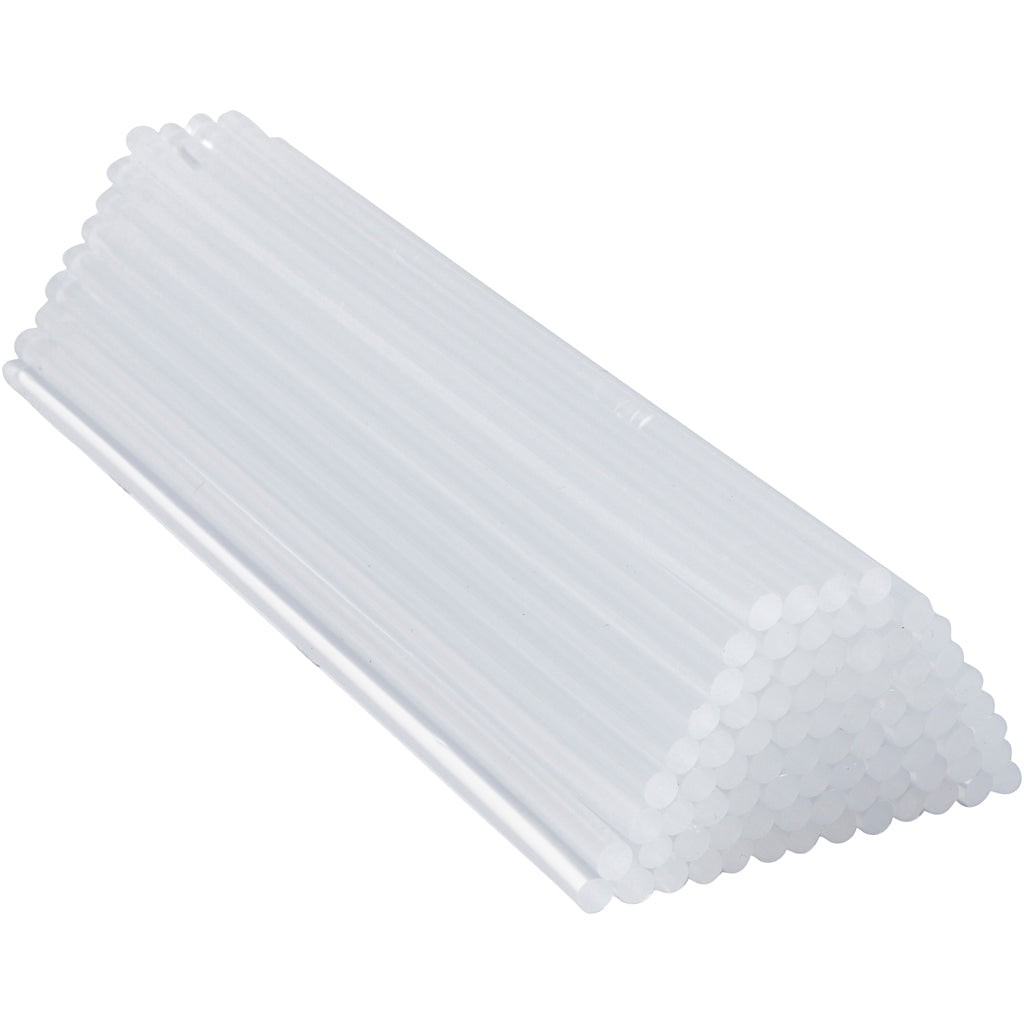 Bâtons de colle Creativ company mini, l : 25 cm, d 7 mm, 80 pièces 1 boîte