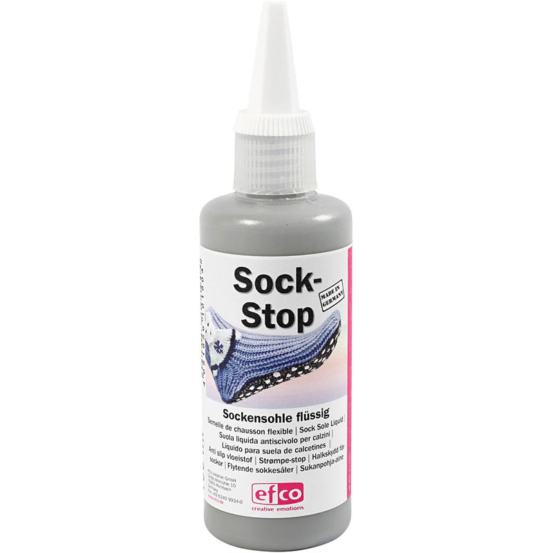 Creativ Company Sock-Stop Grey Anti-Slip, 100 ml