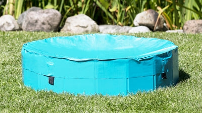 Couverture Trixie pour piscine pour chien bleu clair