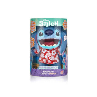 Disney Hawaïen Chatty Stitch Deluxe Puppetronic 32 cm