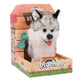 Hajko husky en peluche qui aboie avec échappements