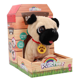 Peluche bouledogue français Frankie qui aboie avec échappements