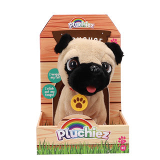 Peluche bouledogue français Frankie qui aboie avec échappements