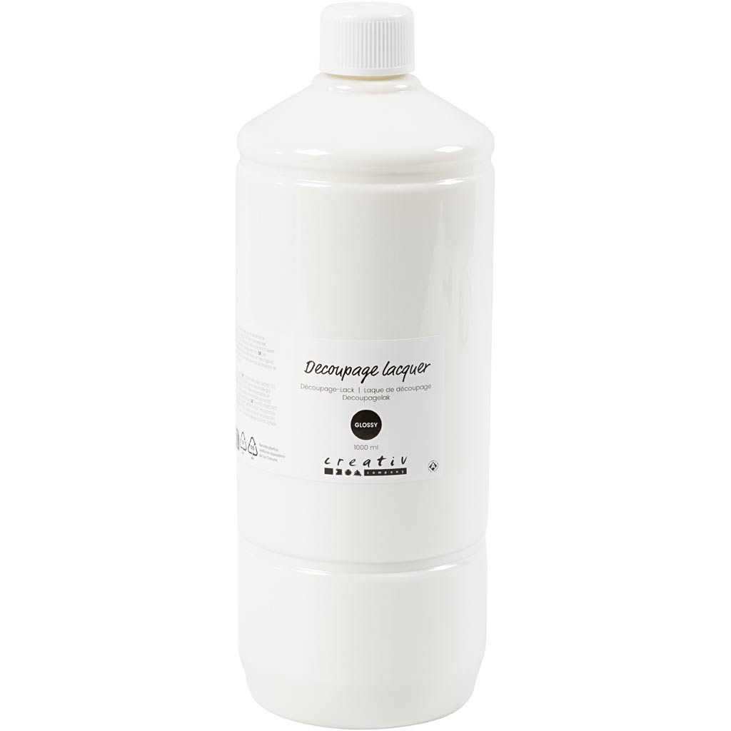 Laque de découpage Creativ company, brillante, 1000 ml 1 bouteille