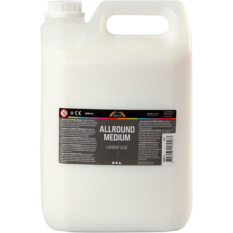 Laque adhésive moyenne polyvalente A-color, 5000 ml 1 flacon