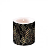 Bougie d'ambiance arbres de luxe noir - afbeelding 1