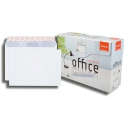 Enveloppes elco office blanc 100 pièces 100 g m²