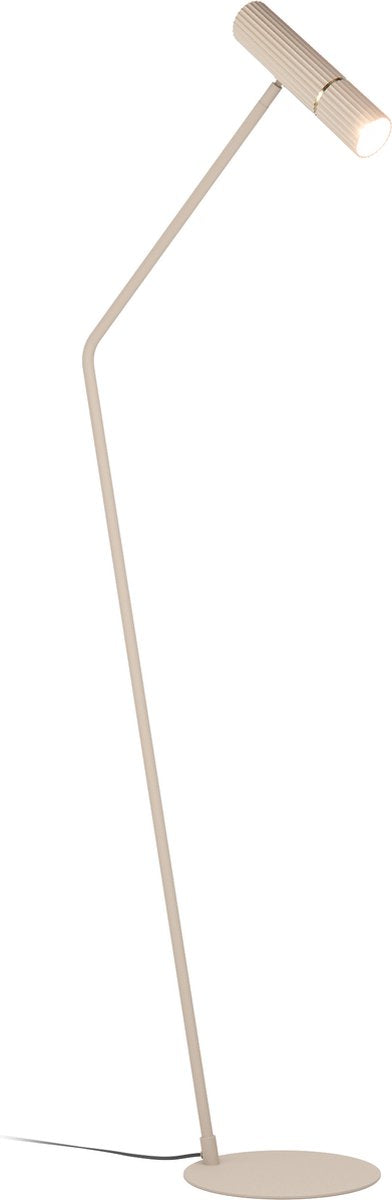 Lampadaire Eglo caminia - gu10 - 158,5 cm - coloris sable beige or