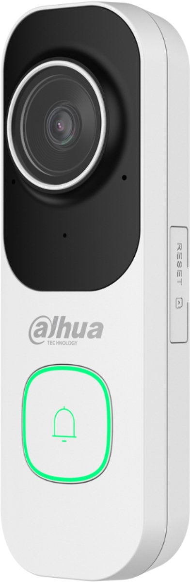 Sonnette WiFi intelligente Dahua avec caméra blanche sans frais d'abonnement