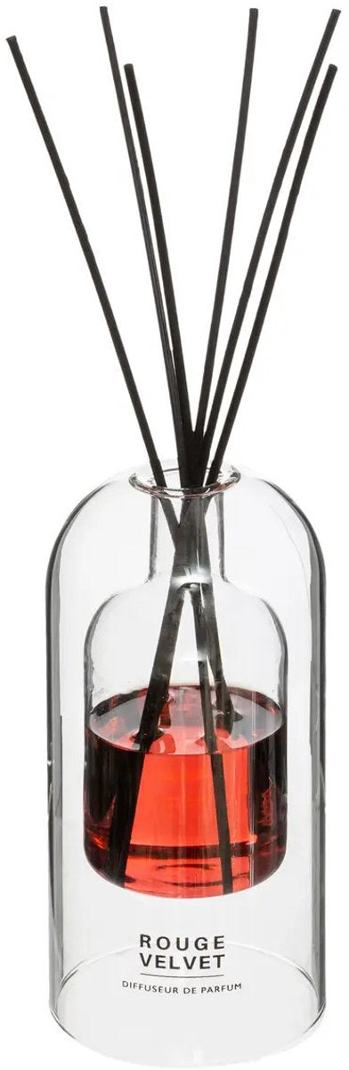 Bâtonnets de parfum Atmosphera dans un support en verre de luxe - fruits rouges - 150 ml - diffuseur d'arômes - parfum d'intérieur