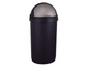 Poubelle à balles Curver roll 50l noir argent