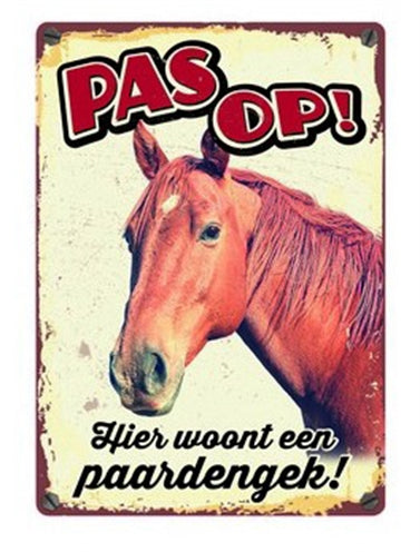 APPONDANT CADEAUX WAKKORDSTOP BLIK Horse
