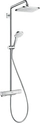 Hansgrohe croma e showerpipe 1jet avec thermostat chromé