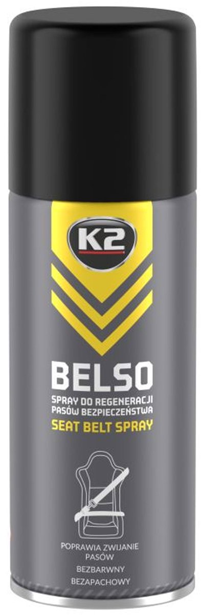 K2 b433 - spray récupérateur de ceinture de sécurité - 400ml - protection UV - antistatique