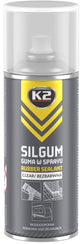 Série K2 silgum - revêtement élastique transparent en spray - 400 ml - résistant aux intempéries et à l'eau