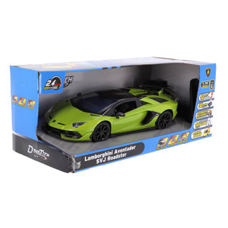 Lamborghini auto à commande radiographique de Dynatech 1:14 2,4g Aventador a néon vert