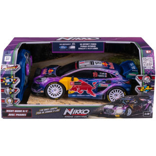 Nikko Toys Nikko RC Rally 1:18 - mode nuit : M-Sport Ford Puma #19 Loeb (10391 10390)