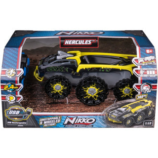 Nikko jouets nikko rc hercules: jaune gris 30 cm (10421 10420)