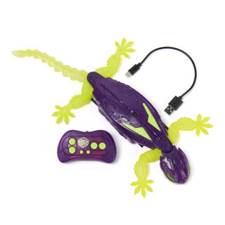 Hex bots - gecko rampant mural qui brille dans le noir rc - robot - jouet robot rechargeable avec télécommande