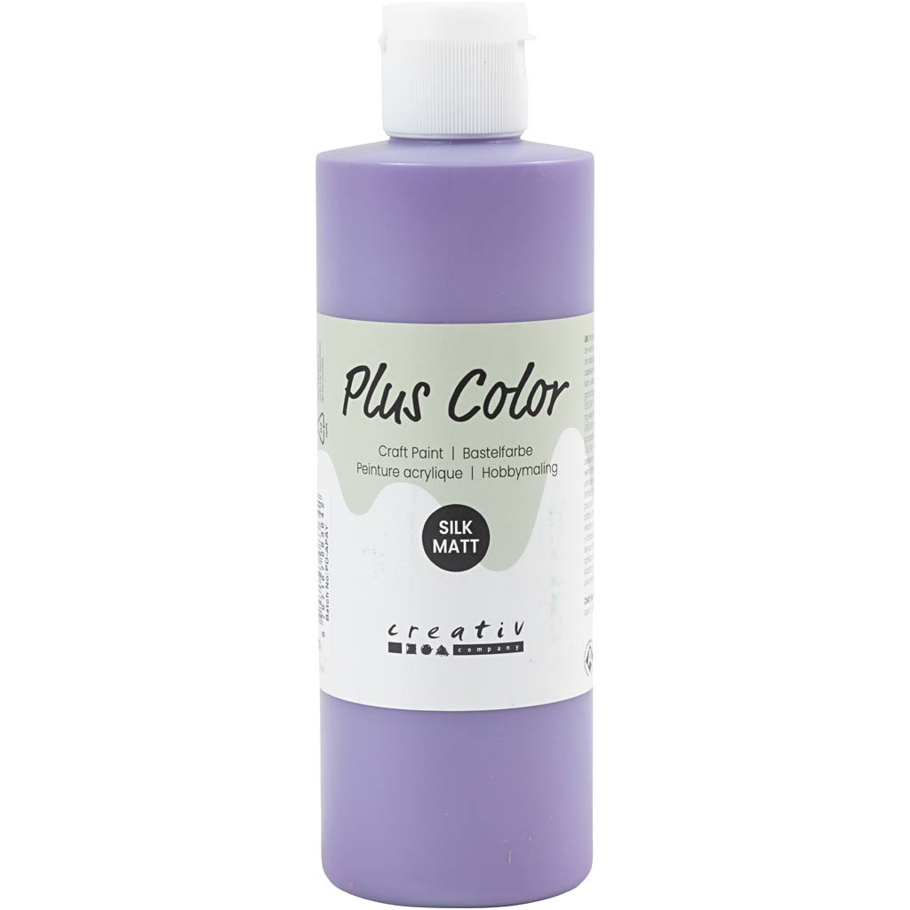 Plus de peinture acrylique couleur, lilas foncé, 250 ml 1 bouteille