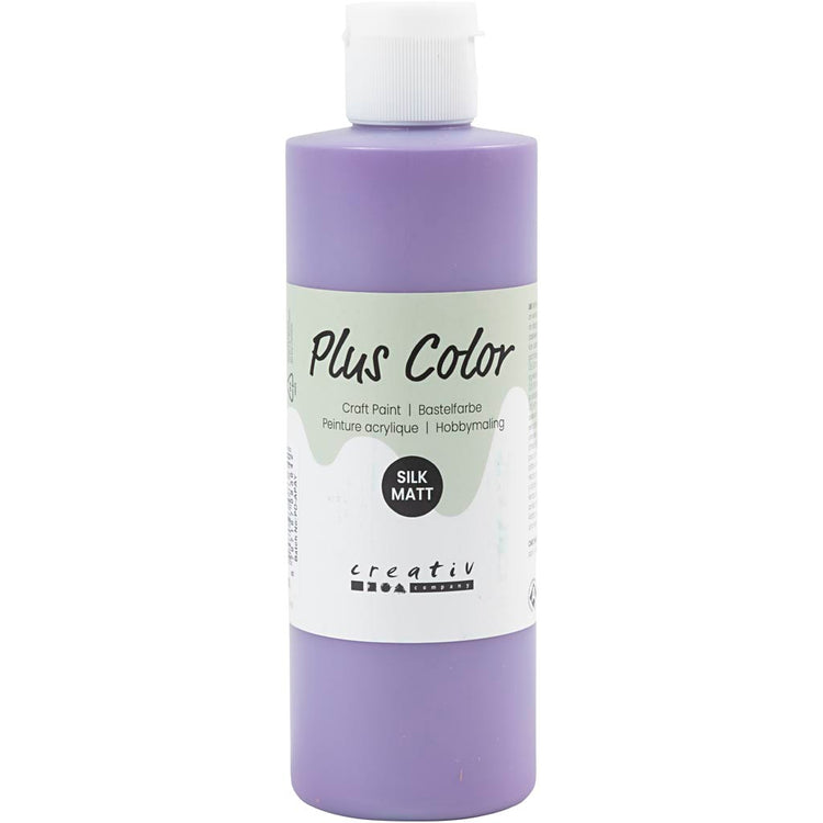Plus de peinture acrylique couleur, lilas foncé, 250 ml 1 bouteille
