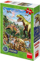 Puzzle Glow in the Dark Dinosaurs 100 XL Pieces