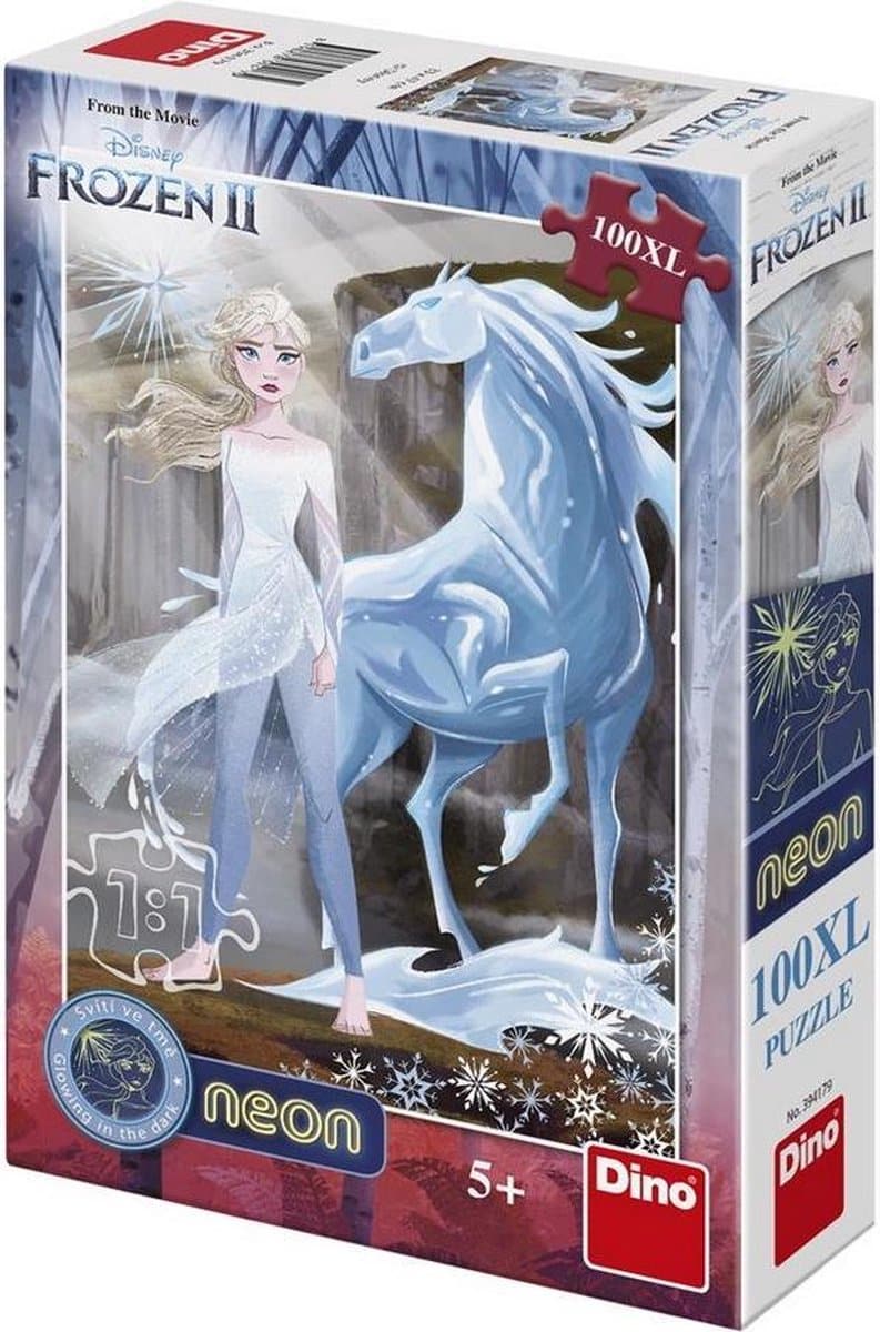Disney Puzzle Glow in the Dark Frozen II 100 xl Pièces