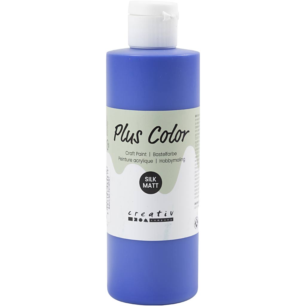 Peinture acrylique couleur Plus, ultra marine, 250 ml 1 bouteille