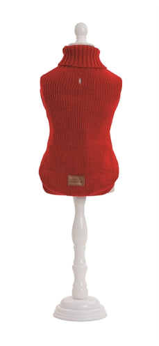 Croci Pull pour chien col Séville rouge