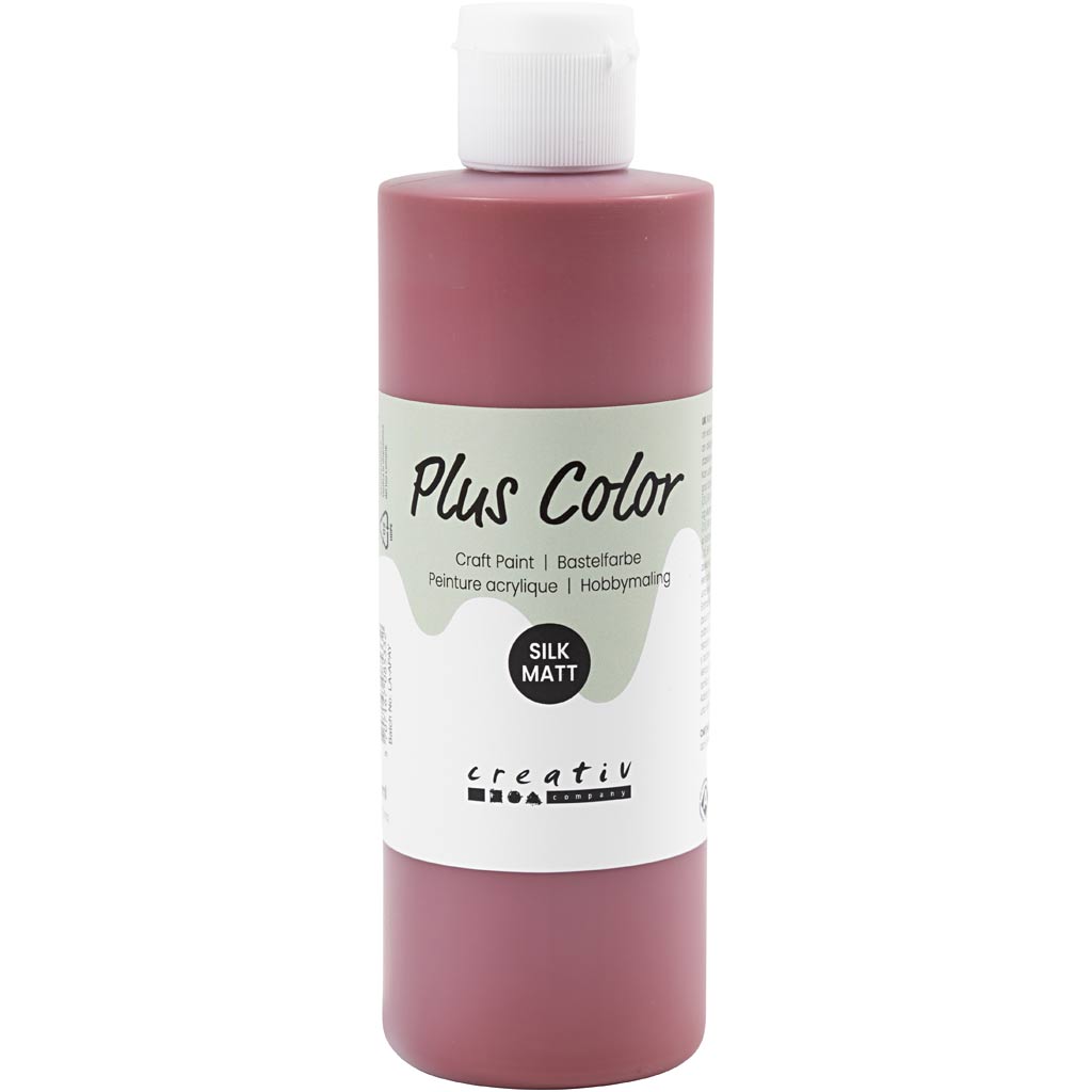 Peinture acrylique Plus Color, rouge antique, 250 ml 1 flacon