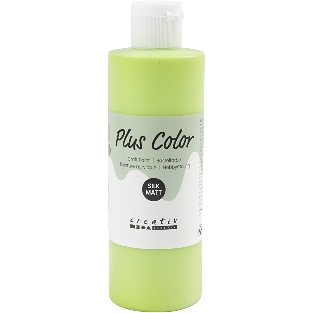 Peinture acrylique Plus Color, vert lime, 250 ml 1 flacon