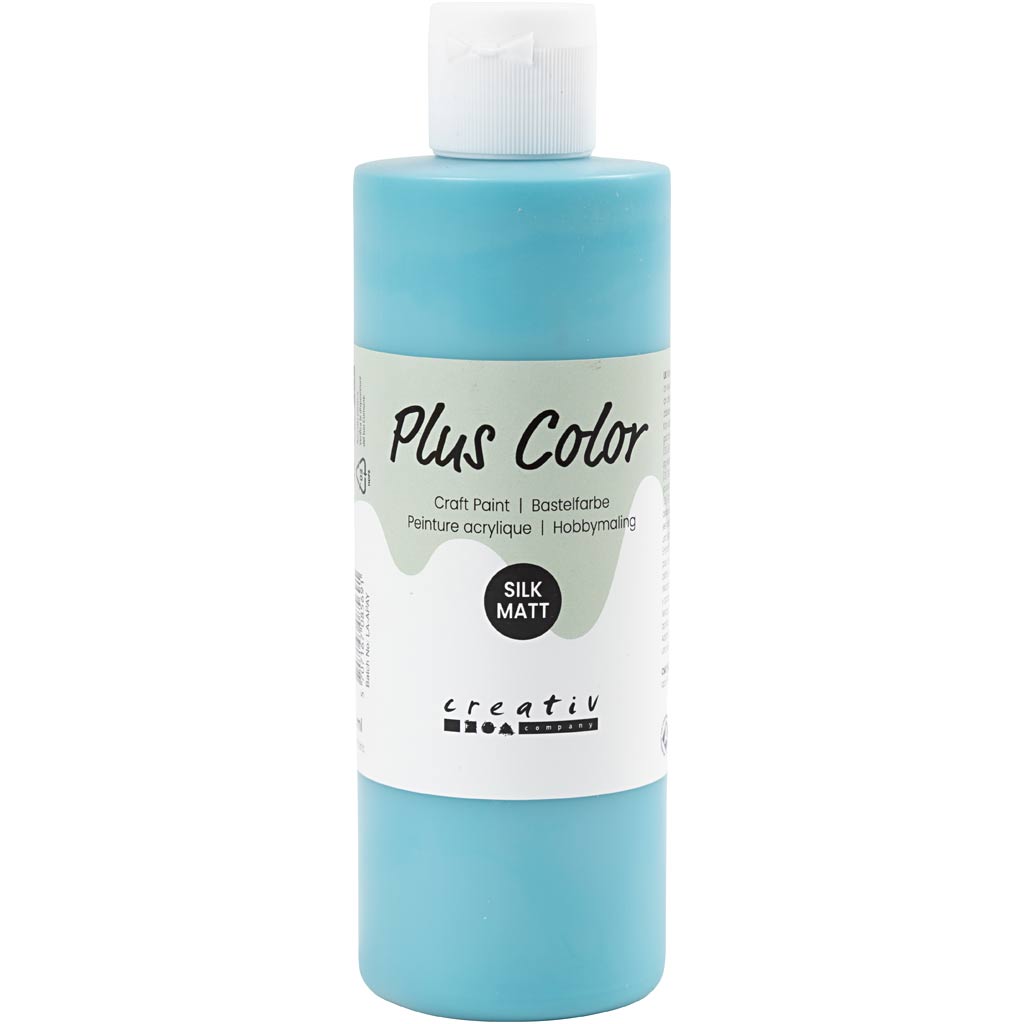 Peinture acrylique Plus Color, turquoise, 250 ml 1 bouteille