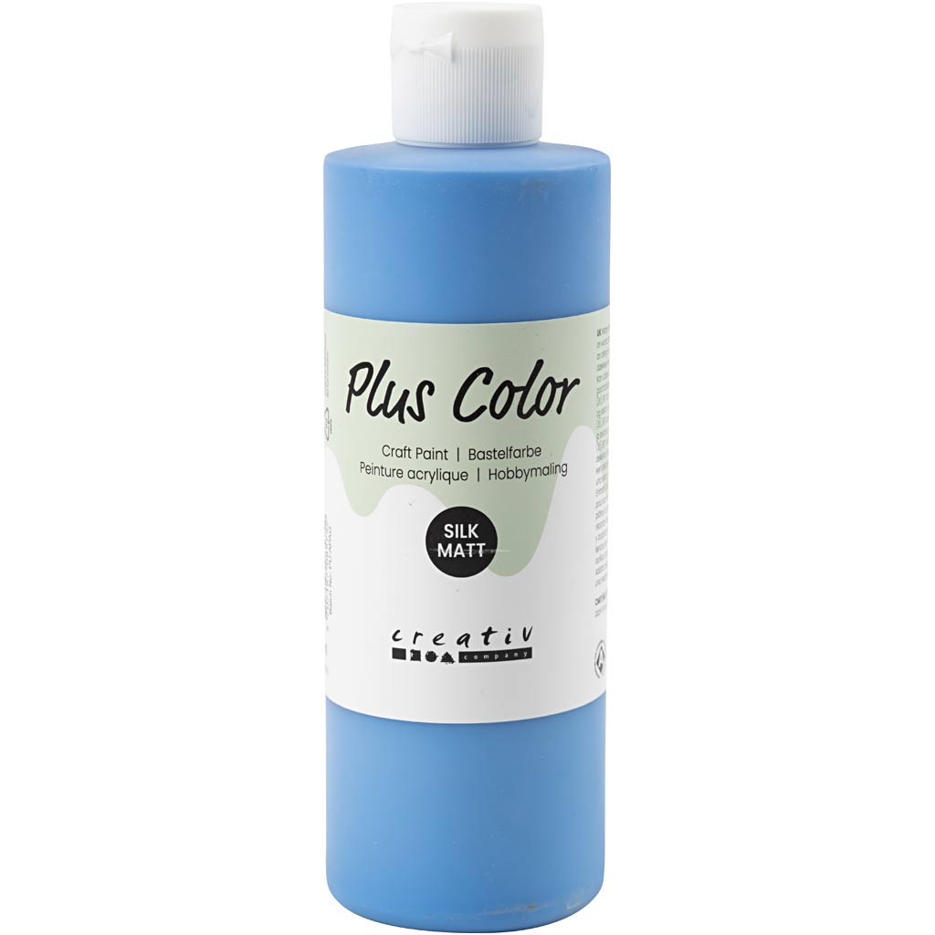 Peinture acrylique Plus Color, bleu primaire, 250 ml 1 flacon