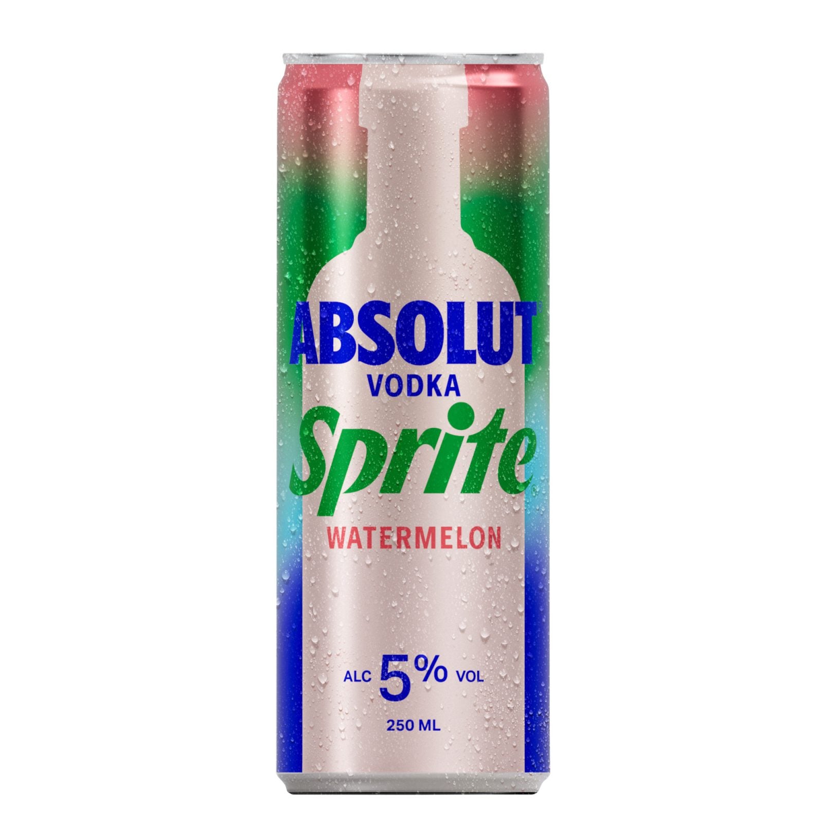 Absolut sprite absolut vodka sprite boîte de pastèque (12x 250ml)