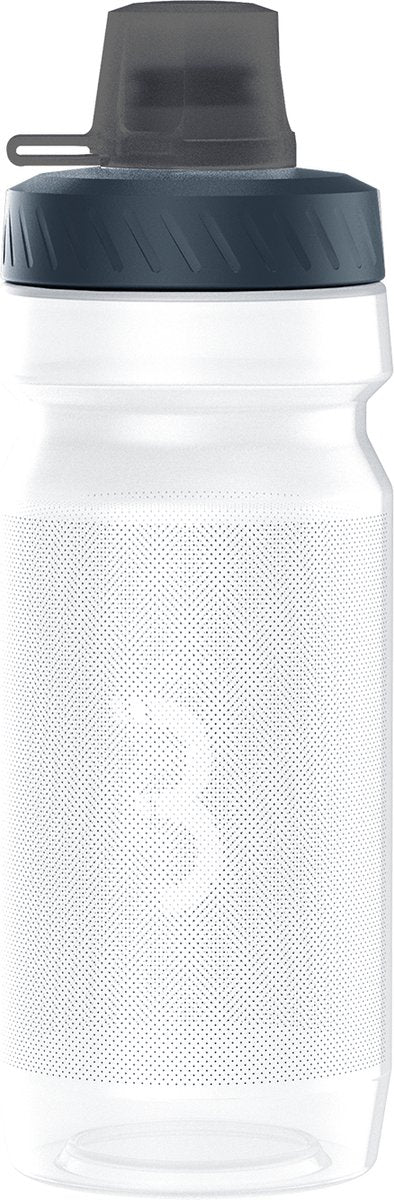 Bbb vélo voiture réservoir boue fermeture automatique bouteille d'eau vélo de course - gourde vélo - bouteille d'eau cyclisme vtt - bouteille d'eau 550 ml - transparent - bwb-12