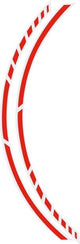 Foliatec pin striping 'racing' pour jantes rouge fluo - largeur = 7mm : 14x 41cm
