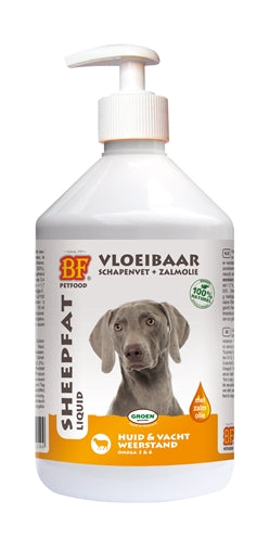 Biofood liquide mouton graisse avec de l'huile de saumon