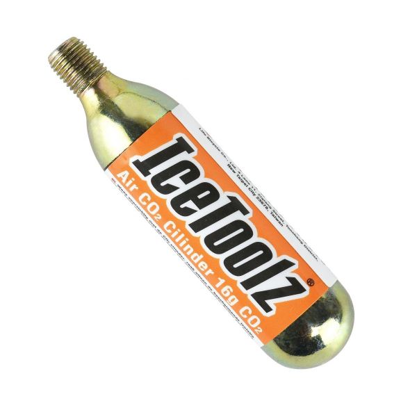 Cartouches de CO2 IceToolz 16g avec filetage A821 (pot de 50)